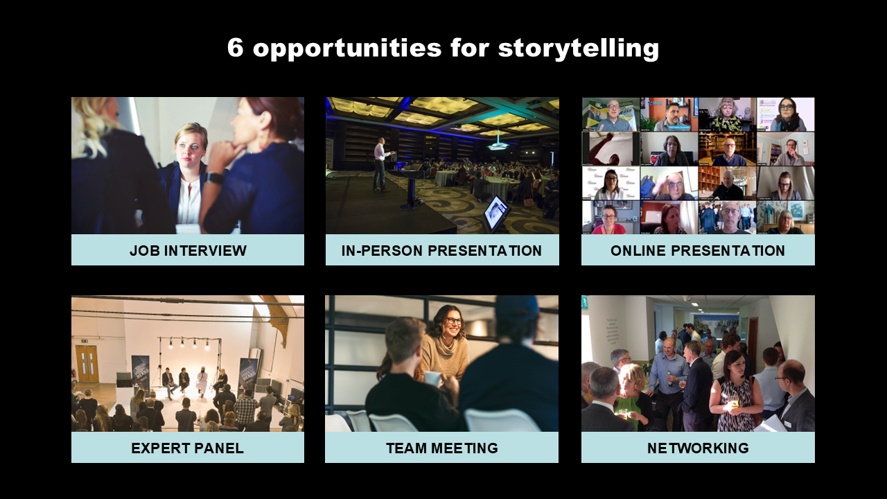 6 chances to use storytelling